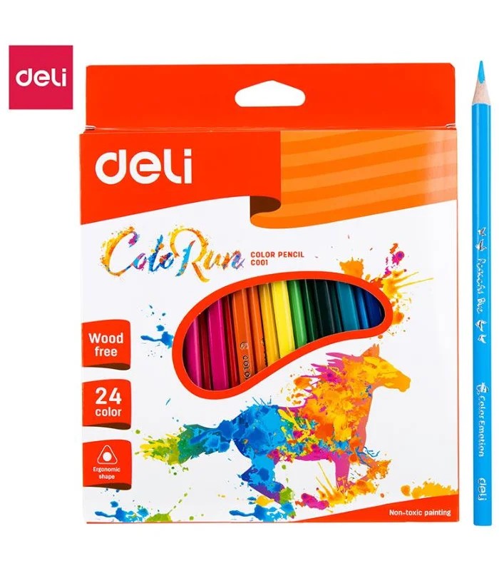 الوان خشب 24 لون ديلى EC00120