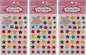 استيكر سمايل ونجوم وسط