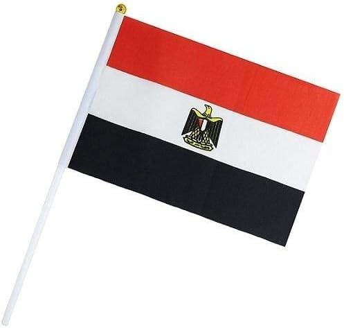 علم مصر صغير مقاس 14*20
