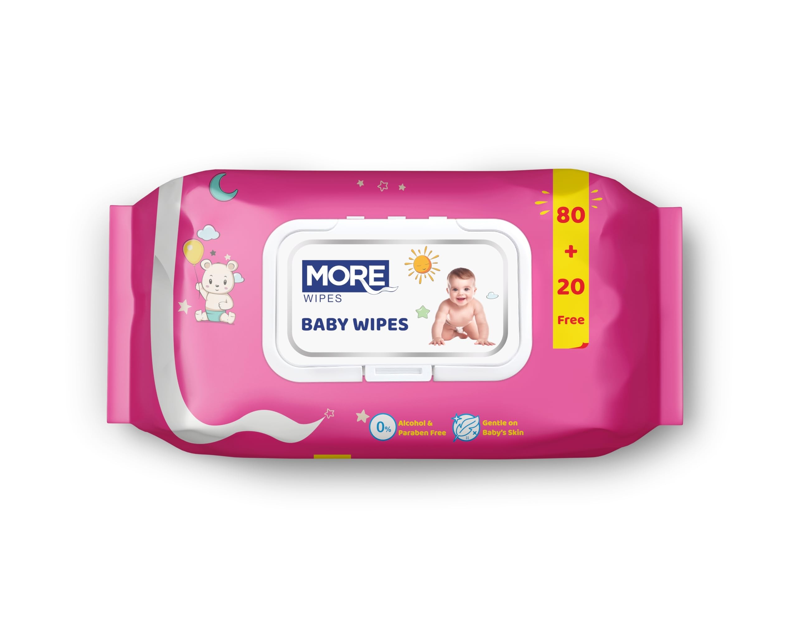 مور مبلل 100 منديل