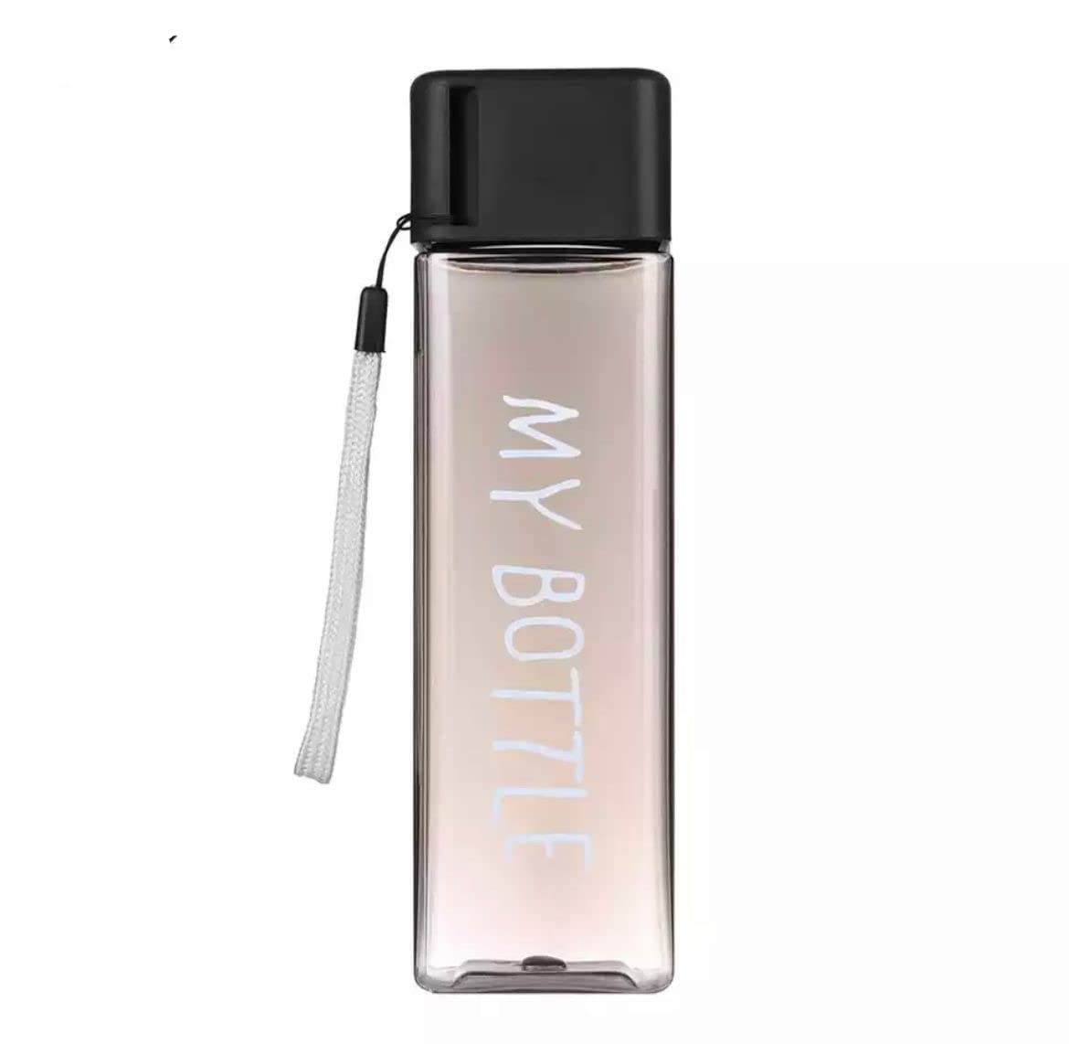 زجاجة مربعة شفافة