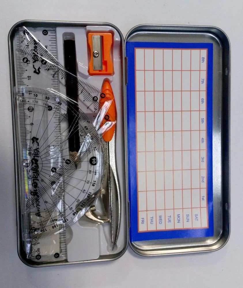 طقم هندسى معدن