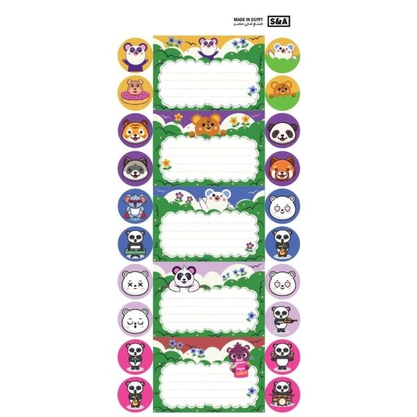 تكت مدرسة + استيكر 5 ق