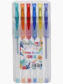 طقم قلم برونز جيل 6*باكت HT6303-6