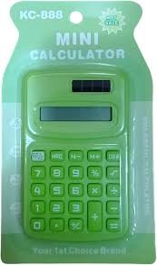 اله حاسبة صغيرة ملونة