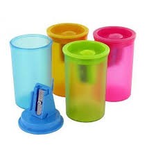 براية بخزان ملونة شفاف